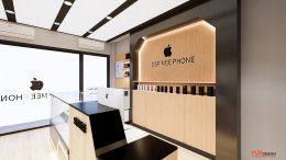 ออกแบบ ผลิต และติดตั้งร้าน : ร้าน DSP MEE Phone อ.เมือง จ.ขอนแก่น
